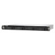 QNAP TS-432XeU NAS Bastidor (1U) 4 GB DDR4 0 TB QNAP QTS Negro, Gris