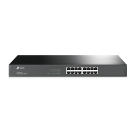 TP-Link TL-SG1016 switch No administrado Gigabit Ethernet (10/100/1000) 1U Negro