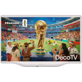Hisense 43S5Q Televisor 109,2 cm (43'') 4K Ultra HD Smart TV Wifi Plata, Blanco