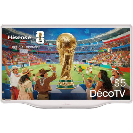 Hisense 43S5Q Televisor 109,2 cm (43'') 4K Ultra HD Smart TV Wifi Plata, Blanco