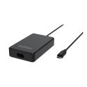Nilox NXPDCGAN100W cargador de dispositivo móvil Portátil, Tableta, Smartphone Negro Corriente alterna Carga rápida Interior
