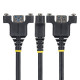 StarTech.com Cable de Montaje en Panel USB-A de 2m - Alargador USB Macho a Hembra - Cable Adaptador Extensor USB de 5Gbps