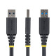 StarTech.com Cable de Montaje en Panel USB-A de 2m - Alargador USB Macho a Hembra - Cable Adaptador Extensor USB de 5Gbps