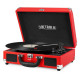Victrola VSC-550BT Tocadiscos de tracción por correa Negro, Rojo