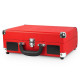 Victrola VSC-550BT Tocadiscos de tracción por correa Negro, Rojo