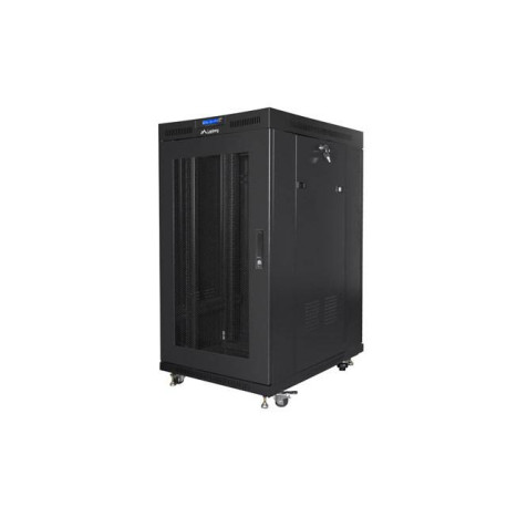 Lanberg FF01-8022-23BL armario rack 22U Rack o bastidor independiente Negro