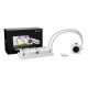 be quiet! LIGHT LOOP IO LCD | 240mm Procesador Sistema de refrigeración líquida todo en uno 12 cm Blanco 1 pieza(s)