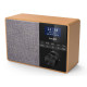 Philips TAR5505/10 radio Portátil Digital Negro, Gris, Madera