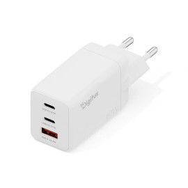 Digitus Cargador USB GaN 67W, 2x USB-C, 1x USB-A