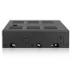 ICY DOCK - Icy Dock MB322SP-B panel bahía disco duro Negro - 4711132869576