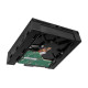 ICY DOCK - Icy Dock MB322SP-B panel bahía disco duro Negro - 4711132869576