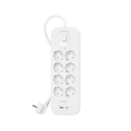 Belkin SRB003vf2M-V2 Blanco 8 salidas AC 2 m