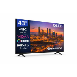 Daewoo 43VB56QV Televisor 109,2 cm (43'') 4K Ultra HD Smart TV Wifi Negro