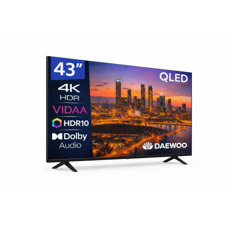 Daewoo 43VB56QV Televisor 109,2 cm (43'') 4K Ultra HD Smart TV Wifi Negro