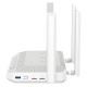 Keenetic Hero 4G+ (KN-2312) router inalámbrico Gigabit Ethernet Doble banda (2,4 GHz / 5 GHz) Gris, Blanco