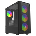 Savio Noctis Flow RGB Cubo Negro