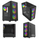 Savio Noctis Flow RGB Cubo Negro