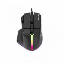 WHITE SHARK - White Shark MARROK Black ratón Oficina Mano derecha USB tipo A Óptico 12000 DPI - 0736373271166