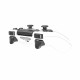 WHITE SHARK - White Shark CENTURION Negro, Blanco Bluetooth Gamepad Analógico PlayStation 4, Playstation 3 - 0736373270756