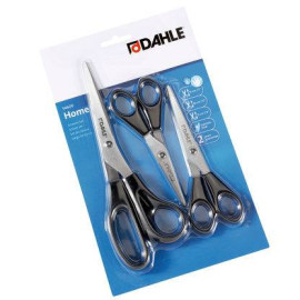 Dahle 54600-20117 tijera de escritorio y manualidades Tijeras de oficina Corte recto Negro, Acero inoxidable
