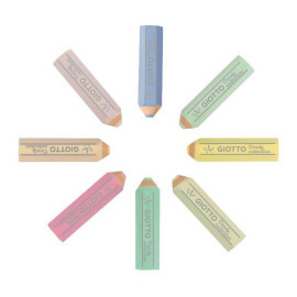 Giotto F232300 goma Colores surtidos 8 pieza(s)