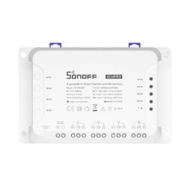 SONOFF - Sonoff 4CHPROR3 interruptor eléctrico Interruptor inteligente Blanco - 4chpror3