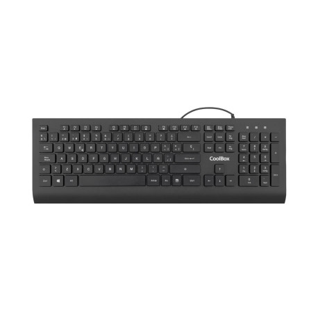 COOLBOX - CoolBox TECLADO USB TECLAS CHOCOLATE 1.8M DE CABLE 610G. SILENCIOSO - COO-TEC01-U
