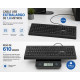 COOLBOX - CoolBox TECLADO USB TECLAS CHOCOLATE 1.8M DE CABLE 610G. SILENCIOSO - COO-TEC01-U