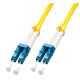 Lindy 47454 cable de fibra optica 10 m LC OS2 Amarillo