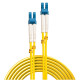 Lindy 47454 cable de fibra optica 10 m LC OS2 Amarillo