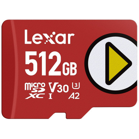 Lexar LMSPLAY512G-BNSNG memoria flash 512 GB MicroSDXC UHS-I Clase 10