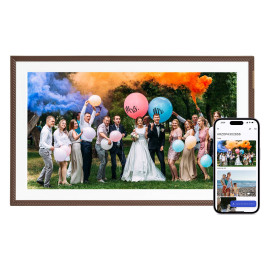 Arzopa D15 marco fotográfico digital Marrón 39,6 cm (15.6'') Pantalla táctil