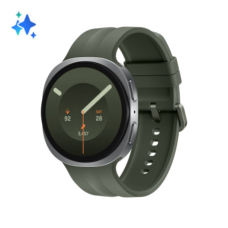 Samsung Galaxy Watch9 3,81 cm (1.5'') AMOLED 44 mm Digital 480 x 480 Pixeles Pantalla táctil Plata Wifi GPS (satélite)