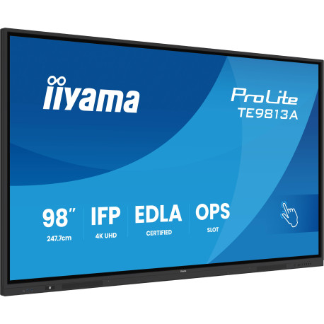 iiyama TE9813A-B2AG pantalla de señalización Diseño de quiosco 2,48 m (97.5'') 500 cd / m²