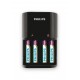 Philips MultiLife Cargador de pilas SCB1450NB SCB1450NB/12