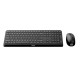 Philips 3000 series SPT6307B/26 teclado Ratón incluido RF inalámbrico QWERTY Inglés Negro