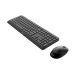 Philips 3000 series SPT6307B/26 teclado Ratón incluido RF inalámbrico QWERTY Inglés Negro