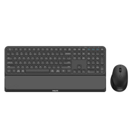 Philips 6000 series SPT6607B teclado Ratón incluido RF Wireless + Bluetooth Negro