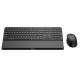 Philips 6000 series SPT6607B teclado Ratón incluido RF Wireless + Bluetooth Negro