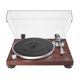 Audio-Technica AT-LPW50BTRW tocadisco Tocadiscos de tracción por correa Marrón Manual