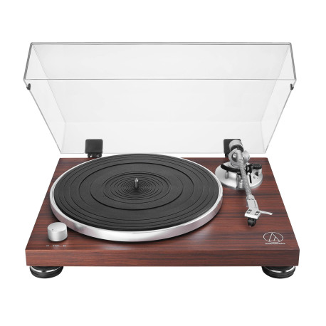 Audio-Technica AT-LPW50BTRW tocadisco Tocadiscos de tracción por correa Marrón Manual