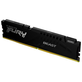 KINGSTON TECHNOLOGY - Kingston Technology FURY Beast 32GB 5200MT/s DDR5 CL40 DIMM Black - KF552C40BB2-32
