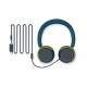 Philips 2000 series TAK2000CT/00 auricular y casco Auriculares Alámbrico Diadema Llamadas/Música USB Tipo C Azul, Verde, Gris
