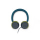 Philips 2000 series TAK2000CT/00 auricular y casco Auriculares Alámbrico Diadema Llamadas/Música USB Tipo C Azul, Verde, Gris