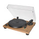 Audio-Technica AT-LPW40WN tocadisco Tocadiscos de tracción por correa Negro, Madera Manual