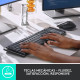 Logitech MX Mechanical teclado RF Wireless + Bluetooth QWERTY Internacional de EE.UU. Grafito, Gris