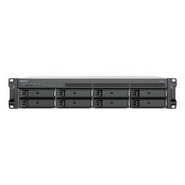 Synology RackStation RS1226+ servidor de almacenamiento NAS Bastidor (2U) AMD Ryzen V1500B 4 GB DDR4 0 TB Synology DSM Negro