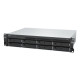 Synology RackStation RS1226+ servidor de almacenamiento NAS Bastidor (2U) AMD Ryzen V1500B 4 GB DDR4 0 TB Synology DSM Negro