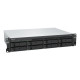 Synology RackStation RS1226+ servidor de almacenamiento NAS Bastidor (2U) AMD Ryzen V1500B 4 GB DDR4 0 TB Synology DSM Negro