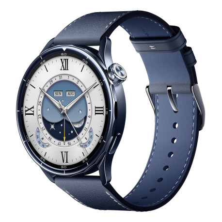 XIAOMI - Xiaomi Watch S5 3,76 cm (1.48'') AMOLED 46 mm Digital 480 x 480 Pixeles Pantalla táctil Azul Wifi - bhr08itgl
